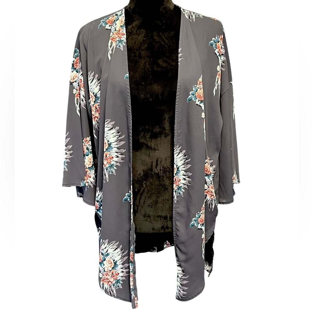 Peach Love California Kimono Top Layer